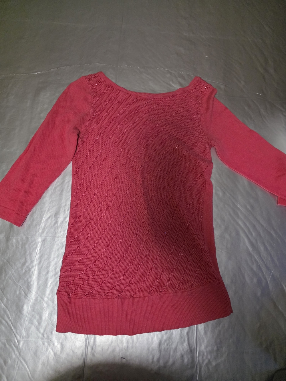 Covington Pink Knit Scoop Neck Sweater